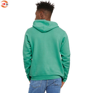 Sudadera con capucha de gran tamaño para hombre 2024, sudadera de algodón personalizada 100%, diseño en blanco teñido liso para invierno - Product Image 6