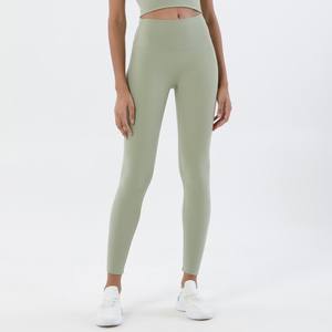Venta al por mayor de encargo de cintura alta deportes entrenamiento Yoga pantalones Leggings para mujeres suave gimnasio Fitness Leggings - Product Image 5