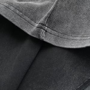 Logotipo personalizado 2025 100% Tela de algodón Lavado ácido Hombres Camisetas personalizadas Peso pesado Desgastado Gran tamaño Lavado ácido Camiseta para hombres - Product Image 6