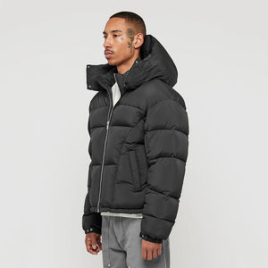 Meilleures ventes Veste Softshell chaude d'hiver pour homme Manteau en duvet décontracté respirant avec logo personnalisé Style matelassé Traitement tissé - Product Image 2