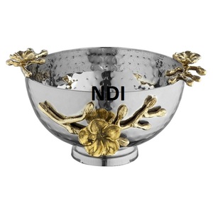 Decoración hecha a mano, cuenco de fruta profundo de Metal, mesa de comedor, centro de mesa para servir frutas, cuenco de fruta para el hogar - Product Image 3