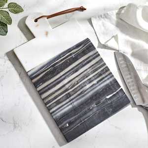 Tabla de queso de mármol natural OEM con asa para queso, frutas, aperitivos, aperitivos y fiesta en la cocina | Proveedor mayorista a granel - Product Image 1