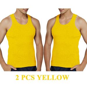 Camisetas sin mangas para hombre, chaleco sólido de algodón 100%, camisetas sin mangas transpirables para hombre, camiseta interior cómoda para correr informal ajustada para gimnasio, regalo para hombre - Product Image 1