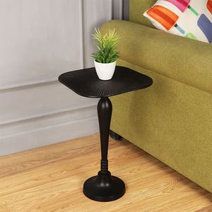 DIOS 2023, muebles modernos para el hogar, mesa de centro de metal negro antiguo, mesa auxiliar para sala de estar - Product Image 4