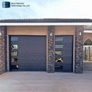 <span class=keywords><strong>Porte</strong></span> <span class=keywords><strong>de</strong></span> <span class=keywords><strong>garage</strong></span> sectionnelle en acier galvanisé texturé sur mesure, vente chaude, qualité professionnelle - Product Image 1