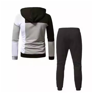 Vente en gros du fabricant Survêtement d'hiver léger et décontracté pour hommes, motif solide personnalisé, col à capuche, respirant, bonne qualité - Product Image 3