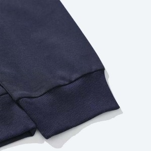 100% algodón polar manga larga pulóver sudaderas con capucha bordado de secado rápido servicio OEM hombres ropa deportiva ligera gimnasio Fitness sólido - Product Image 4