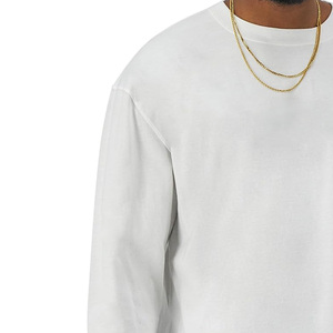 High Quality <b>Men's</b> Full Sleeve Casual Custom Design Breathable Cotton Street Wear XL Long Neck Wholesale Prices New Condition - Product Image 2