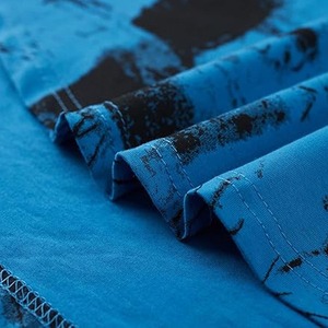 Camisetas de algodón liso 2025, Camiseta de algodón con cuello redondo para hombre, camisetas cómodas y ligeras de calidad para hombre - Product Image 6