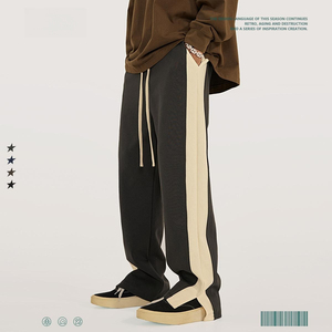 กางเกงวิ่งขายาวของผู้ชายกางเกงวิ่งแบบแอซิดสำหรับปีนเขาชุดคาร์โก้ออกแบบได้ตามต้องการ - Product Image 3