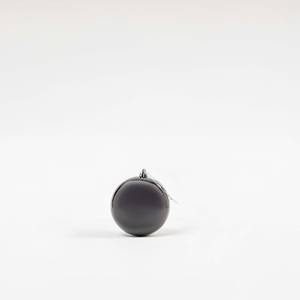 4 boules de Noël modernes en plastique noir de 10 cm de diamètre et décorations d'arbre - Product Image 1