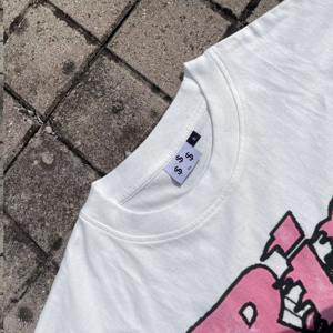 เสื้อยืดลายกราฟิกสำหรับผู้ชายผ้า100% ล้วนแนวสตรีทแวร์ผ้าหนาพิมพ์ลาย DTG ไหล่ตกไซส์วินเทจสำหรับผู้ชาย - Product Image 2