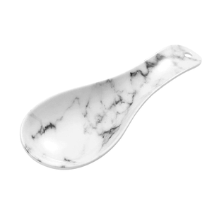 Diferentes diseños cuchara de mármol blanco resto utensilios de cocina redondos con venta producto personalizar embalaje - Product Image 2