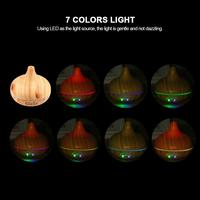 Diffuseur d'huiles essentielles et humidificateur à brume fraîche Aroma ultrasonique avec modes de brume, lumières de couleur LED pour la maison, le bureau et la chambre de bébé