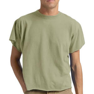 เสื้อยืดผู้ชายทรงโอเวอร์ไซส์ ดีไซน์เนอร์สั่งทำ ผ้าเรียบ คุณภาพสูง ทรงหลวม สไตล์สตรีทแวร์ ผลิตโดยผู้ผลิตเสื้อผ้ากีฬา - Product Image 3