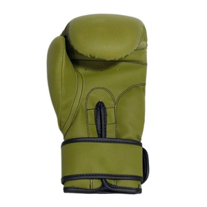 Guantes de boxeo de cuero genuino hechos a mano Guantes de kickboxing Guantes de lucha de entrenamiento al por mayor para boxeo - Product Image 4