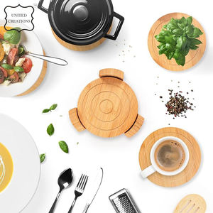 Classic Round Shape Blank <b>Wooden</b> <b>Coaster</b> Drink <b>Coasters</b> for Coffee Table & Tabletop - Product Image 5