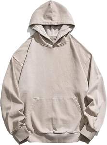 550gsm Mens Acid Wash Hoodies Chenille Oversized Hoodie Wash Plush Cotton Sudadera con capucha Heavyweight Hoodie Men Streetwear - Product Image 2