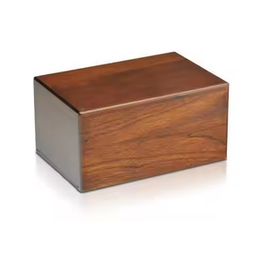 Urnas de madera para mascotas más valiosas Urna de cremación de madera de mosaico impresa a mano Urna de madera de acacia de calidad superior en precio asequible - Product Image 2