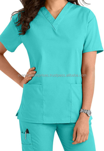 ชุดยูนิฟอร์มพยาบาลผ้าฝ้ายเนื้อนุ่มใส่สบายปรับแต่งได้สำหรับร้านขายยาและแพทย์ทางการแพทย์สำหรับโรงพยาบาล - Product Image 4