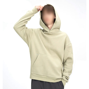 Vêtements pour hommes Sweats à capuche Pull-over épais en éponge française Sweats à capuche en tissu de coton Sweats à capuche surdimensionnés pour hommes - Product Image 3