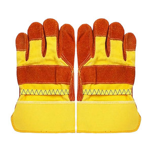 Venta caliente Guantes hechos de cuero OEM Guantes de trabajo personalizados 2025 Guantes de trabajo a la venta Hecho en Pakistán - Product Image 5