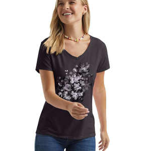 Camiseta Personalizada para Mujer con Logotipo, Camiseta con Logotipo Personalizado Serigrafiado, Camiseta con Estampado Personalizado para Mujer con Logotipo - Product Image 3