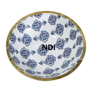 Top Trending Ensalada de frutas y verduras Sopa para servir Tazón de madera Hotel Restaurante Utensilios de cocina Mesa Catering Uso - Product Image 2