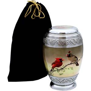 Urnes funéraires funéraires souvenir au design moderne de luxe Urnes funéraires en métal pour cendres adultes d'Inde - Product Image 6