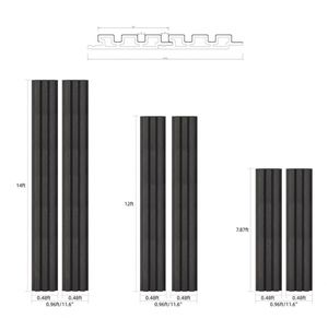 แผ่นผนัง WPC PVC ลายไม้กันน้ำสำหรับผนังพื้นหลังกลางแจ้ง - Product Image 5