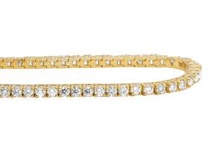 Womens Tennis <b>Bracelet</b> in 925 <b>Sterling</b> <b>Silver</b> VVS Moissanite Diamond Luxury Jewelry For Everyone Occasion - Product Image 2