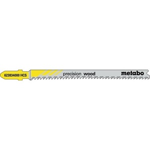 Jigsaw <b>Saw</b> Blade HCS Material 91mm Usable Length 2.2/12 TPI Tooth Pitch for Clean Wood Packaged in 5pcs/Card - Product Image 1