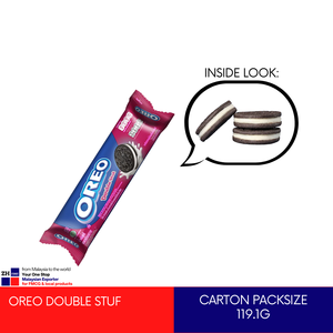 Oreo คุกกี้แซนวิชแบบสองอย่างดั้งเดิม119.1กรัมบิสกิตครีมวานิลลาพิเศษสีชมพูบรรจุฮาลาลมอนเดเลซมาเลเซียราคาถูก - Product Image 2