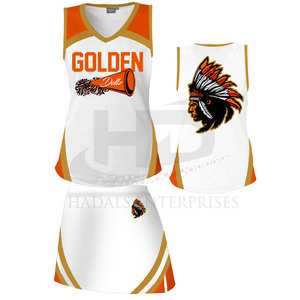 Último Diseño de Uniformes de Animadoras Personalizados, Fabricados en Fábrica, Uniformes de Animadoras en Venta - Product Image 3