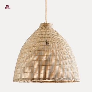 Wholesale <b>Rattan</b> Bamboo Lampshade Natural Bamboo <b>Pendant</b> Light for Home Kitchen Hotel Decoration - Product Image 3