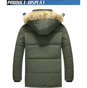 Manteau d'hiver épais en duvet pour hommes, chaud rembourré avec capuche, parkas de qualité supérieure, vente en gros en usine, doudoune - Product Image 5