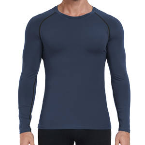 OEM ODM Rash Guard pour hommes Rash Guard personnalisé imprimé par sublimation Gym Surf Plongée Chemises de compression Rash Guard pour adultes - Product Image 1