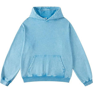Sudadera con capucha de lavado ácido de gran tamaño de alta demanda para hombres, ropa de calle personalizada, suéter de moda, proveedor de sudaderas con capucha a granel, venta al por mayor - Product Image 1