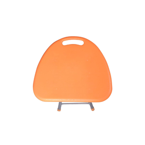 Taburete Metálico Portátil PARASNATH, Diseño Plegable Naranja, Asiento de Plástico Resistente, Ecológico, para Hogar, Oficina, Dormitorio, Jardín - Product Image 5
