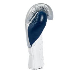 Gants de boxe à lacets personnalisés, gants de boxe en cuir véritable de haute qualité, nouveau design, gants de boxe bicolores - Product Image 2