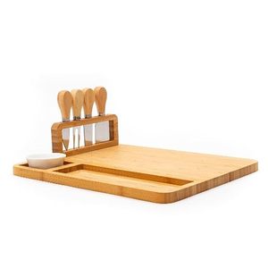 Juego de tablas de queso y cuchillos pequeños de madera de primera calidad, juego de platos y bandejas de queso para el hogar a bajo precio - Product Image 6