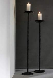 Bougeoir sur pied en fer forgé vintage fait main, combinaison simple, lampe à pied, porte-bougie pour salon, décoration d'intérieur - Product Image 2