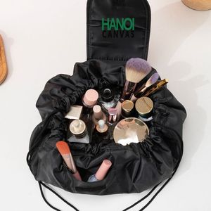 Bolsas de Cosméticos de Moda al por Mayor de Fabricante Vietnamita con Certificación BSCI, Bolsa de Tela de Poliéster con Cordón Personalizada - Product Image 2