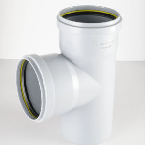 Conexión de tubería fuerte y confiable Ringfit Plain Tee Non ISI para aplicaciones de suministro de agua y drenaje de plomería duraderas - Product Image 1