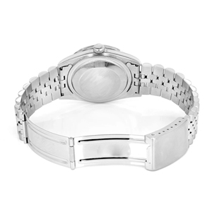 Reloj de Moda con Incrustaciones de Moissanita, Acabado Pesado con Diamantes VVS, para Hombre, de Acero Inoxidable, con Esfera de Cristal de Cuarzo - Product Image 4