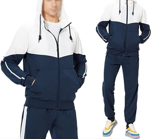 Vente en gros de survêtements de sport personnalisés au meilleur prix pour hommes survêtement d'hiver décontracté grande taille respirant survêtements tricotés - Product Image 5