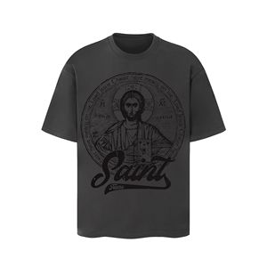 100% algodón cómodo de gran tamaño para hombres Casual para camisas transpirables con patrón diseño en blanco de talla grande camisetas para hombres - Product Image 4