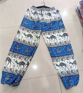 กางเกงทรงฮาเร็มเรยอนสไตล์ฮิปปี้โบฮีเมียนสำหรับผู้หญิงพิมพ์ลายอูฐ GC-AP-849ใส่อยู่บ้านสำหรับโยคะฤดูร้อนพร้อมการตกแต่งที่ยืดหยุ่น - Product Image 1