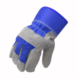 Guantes de seguridad de cuero de grano de piel de vaca de alta resistencia de calidad superior Certificado CE Resistente al calor Antideslizante Resistente a la abrasión Personal - Product Image 2