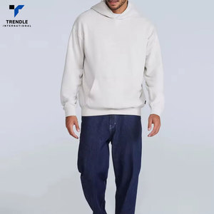 Sweat-shirts décontractés d'hiver pour hommes en polyester/coton, couleurs personnalisables, coupe classique, doublure unie, vêtements tendance, respirants, en polaire écologique - Product Image 3
